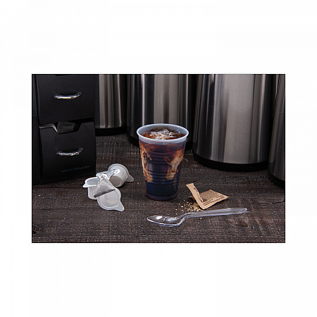 High-Impact Polystyrene Cold Cups, 7 oz, Plastic, Translucent, 100/Sleeve, 25 Sleeves/Carton (Y7)