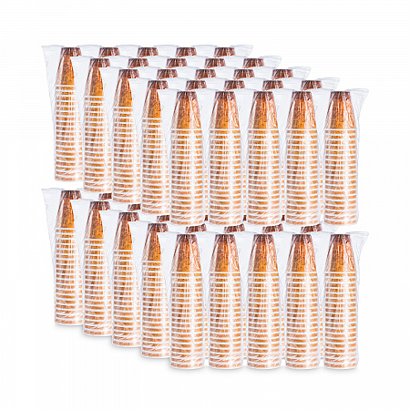 Fusion Escape Foam Hot/Cold Cups, 12 oz, Brown/Black, 1,000/Carton (12U16ESC)
