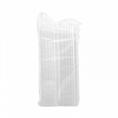 ClearSeal Hinged-Lid Plastic Containers, 13.8 oz, Clear, Plastic, 500/Carton (PET53PST1)