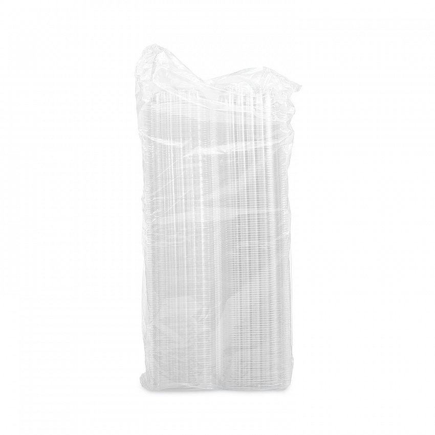 ClearSeal Hinged-Lid Plastic Containers, 13.8 oz, Clear, Plastic, 500/Carton (PET53PST1)