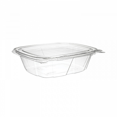 ClearPac SafeSeal Tamper-Resistant/Evident Containers, Flat Lid, 12 oz, Clear, Plastic, 100/Bag, 2 Bags/Carton (CH12DEF)