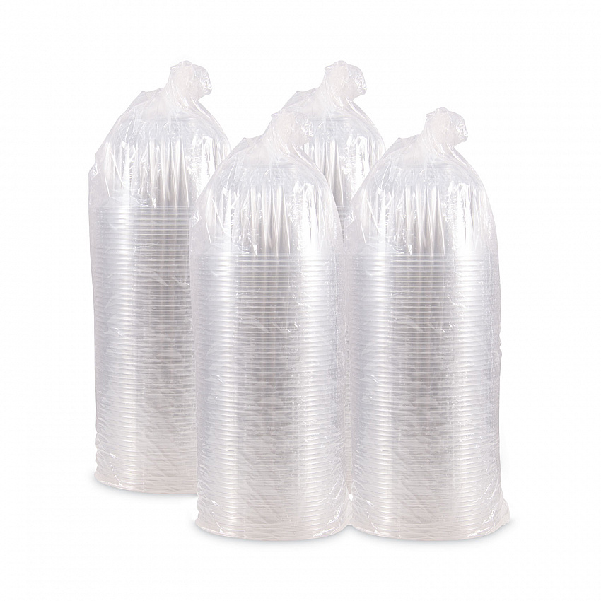 PresentaBowls Clear Bowls, 64 oz, Plastic, 63/Bag, 252/Carton (C64B)