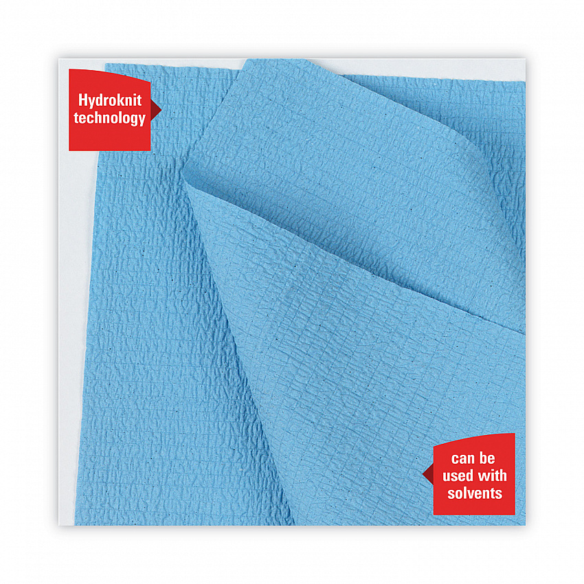 General Clean X60 Cloths, Small Roll, 13.5 x 19.6, Blue, 130/Roll, 6 Rolls/Carton (35431)