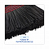 Flagged Tip Poly Bristle Janitor Brooms, 10 x 58.5, Wood Handle, Natural/Black, 12/Carton (930BP)