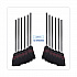 Flagged Tip Poly Bristle Janitor Brooms, 10 x 58.5, Wood Handle, Natural/Black, 12/Carton (930BP)