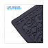 Disposable Urinal Floor Mat 2.0, Shield-Shaped, Black/Gray Slip-Resistant Surface, 17.5