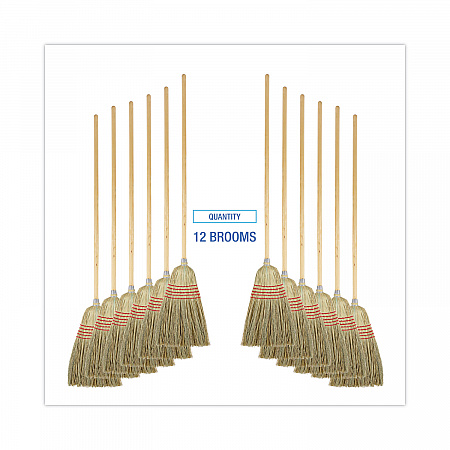 Parlor Broom, Yucca/Corn Fiber Bristles, 56
