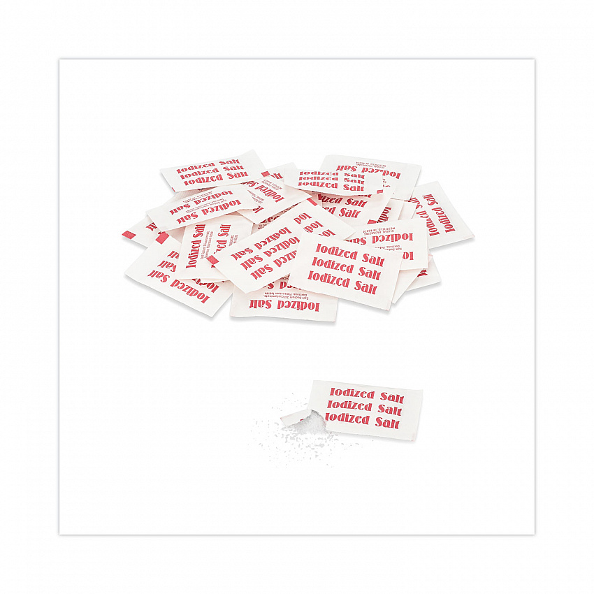 Iodized Salt Packets, 0.75 g Packet, 3,000/Box (15261)