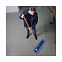 Clip-On Dust Mop Handle, Lacquered Wood, Swivel Head, 1