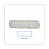 Disposable Dust Mop Head w/Sewn Center Fringe, Cotton/Synthetic, 36 x 5, White (1636)