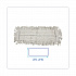 Disposable Cut End Dust Mop Head, Cotton/Synthetic, 24 x 5, White (1624)