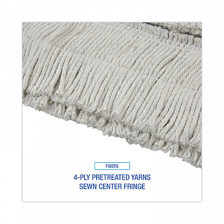 Disposable Dust Mop Head, Cotton, Cut-End, 60 x 5 (1660CT)