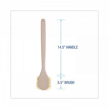 Utility Brush, Cream Polypropylene Bristles, 5.5