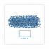 Dust Mop Head, Looped-End, Cotton/Synthetic Fibers, 24 x 5, Blue (1124)