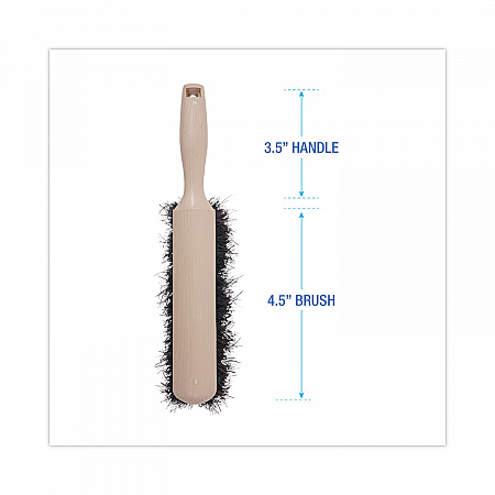 Counter Brush, Black Tampico Bristles, 4.5