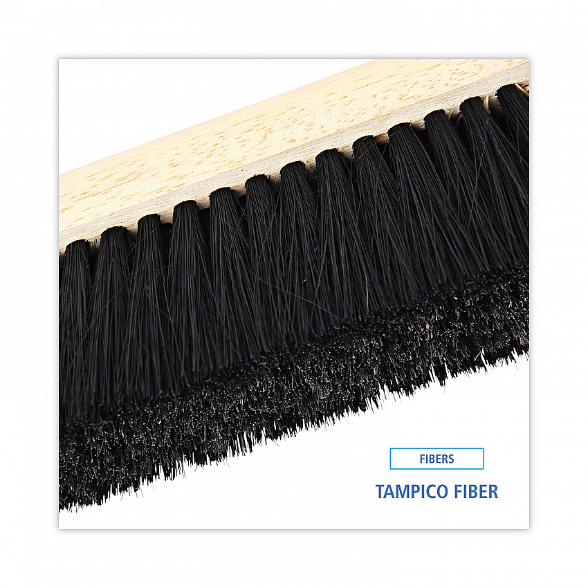 Floor Brush Head, 2.5" Black Tampico Fiber Bristles, 24" Brush (20224)