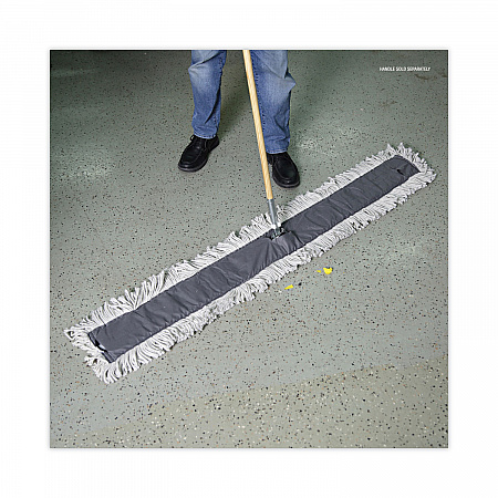 Disposable Dust Mop Head, Cotton, Cut-End, 60 x 5 (1660CT)