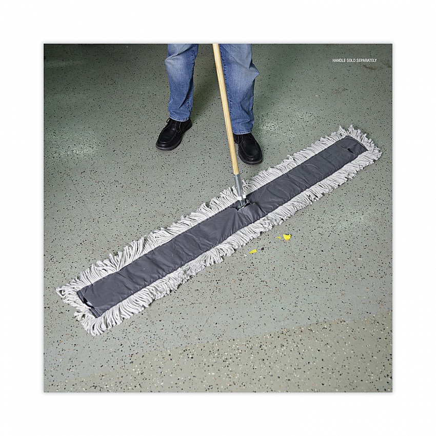 Disposable Dust Mop Head, Cotton, Cut-End, 60 x 5 (1660CT)
