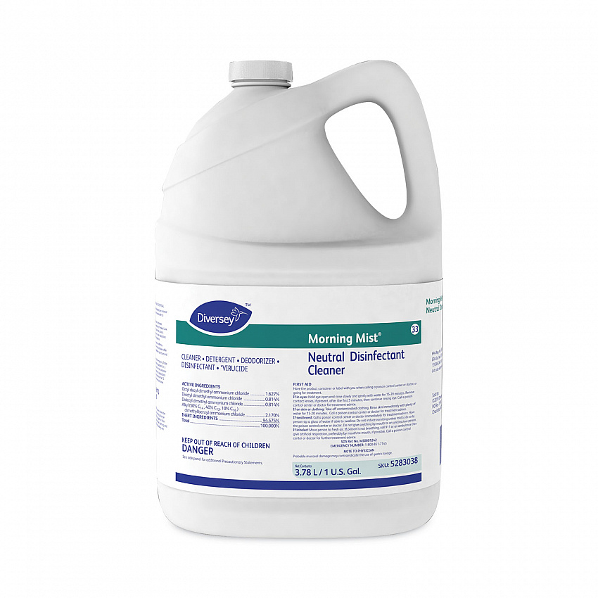 Morning Mist Neutral Disinfectant Cleaner, Fresh Scent, 1 gal Bottle (5283038)