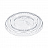 Straw-Slot Cold Cup Lids, Fits 10 oz Cold Cups, Plastic, Clear, 100/Pack, 25 Packs/Carton (600TS)