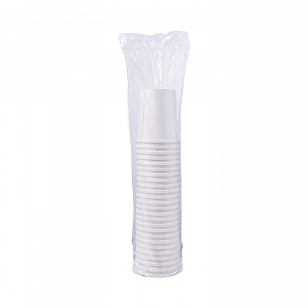 Flexstyle Double Poly Paper Containers, 32 oz, White, Paper, 25/Pack, 20 Packs/Carton (H4325U)
