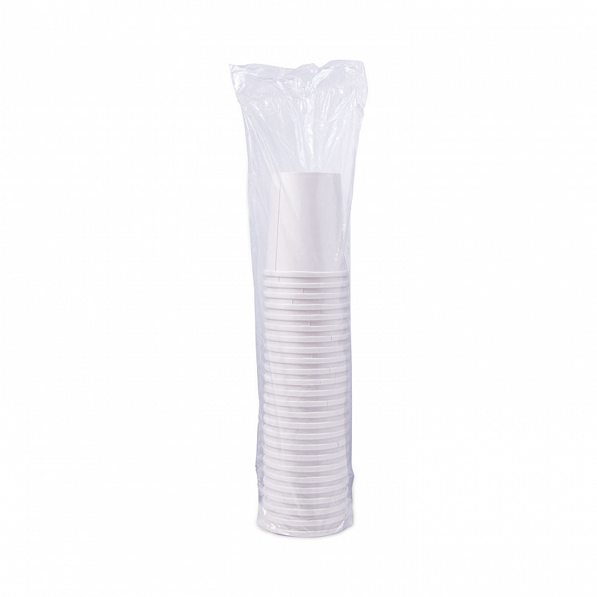 Flexstyle Double Poly Paper Containers, 32 oz, White, Paper, 25/Pack, 20 Packs/Carton (H4325U)