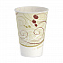 Symphony Design Wax-Coated Paper Cold Cups, ProPlanet Seal, 7 oz, Beige/White/Red, 100/Sleeve, 20 Sleeves/Carton (R7NSYM)
