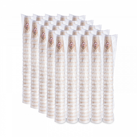 Cafe G Foam Hot/Cold Cups, 20 oz, Brown/Red/White, 500/Carton (20X16G)