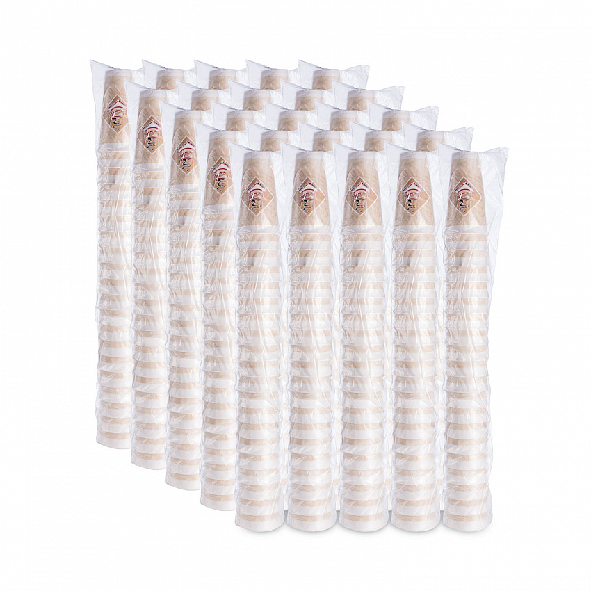 Cafe G Foam Hot/Cold Cups, 20 oz, Brown/Red/White, 500/Carton (20X16G)