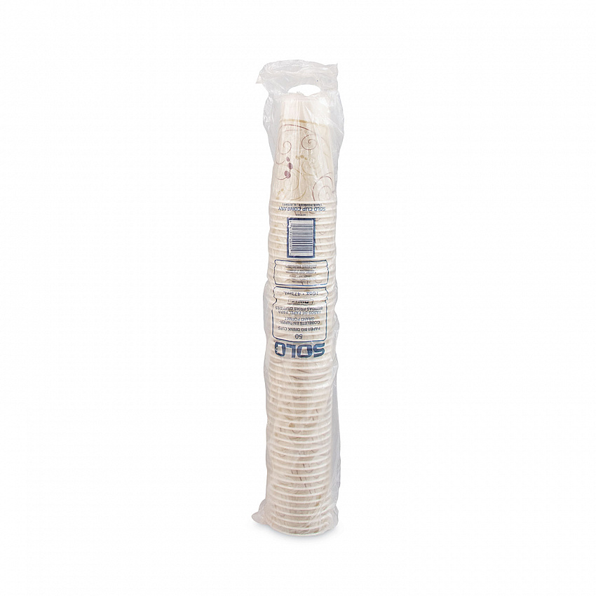 Symphony Treated-Paper Cold Cups, 16 oz, White/Beige/Red, 50/Bag, 20 Bags/Carton (RW16SYM)
