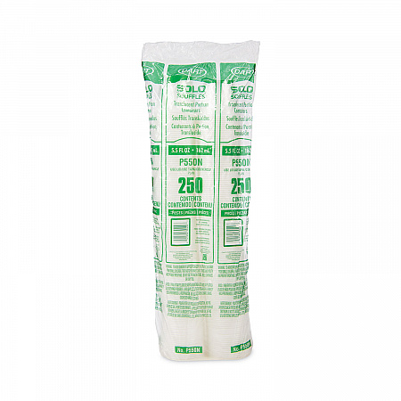 Polystyrene Portion Cups, 5.5 oz, Plastic, Translucent, 250/Bag, 10 Bags/Carton (P550N)