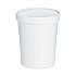 Flexstyle Double Poly Food Combo Packs, 32 oz, White, Paper, 25 Cups and 25 Lids/Pack, 10 Packs/Carton (KHB32A)