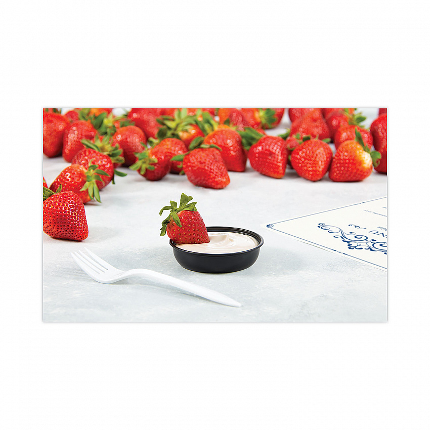 Polystyrene Portion Cups, 2.5 oz, Plastic, Black, 250/Bag, 10 Bags/Carton (DSS2)
