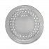 Flat-Top Dome PET Plastic Lids, For 12 oz Containers, 4.34