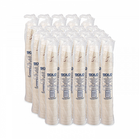 Symphony Treated-Paper Cold Cups, 22 oz, White/Beige/Red, 50/Bag, 20 Bags/Carton (RS22NSYM)