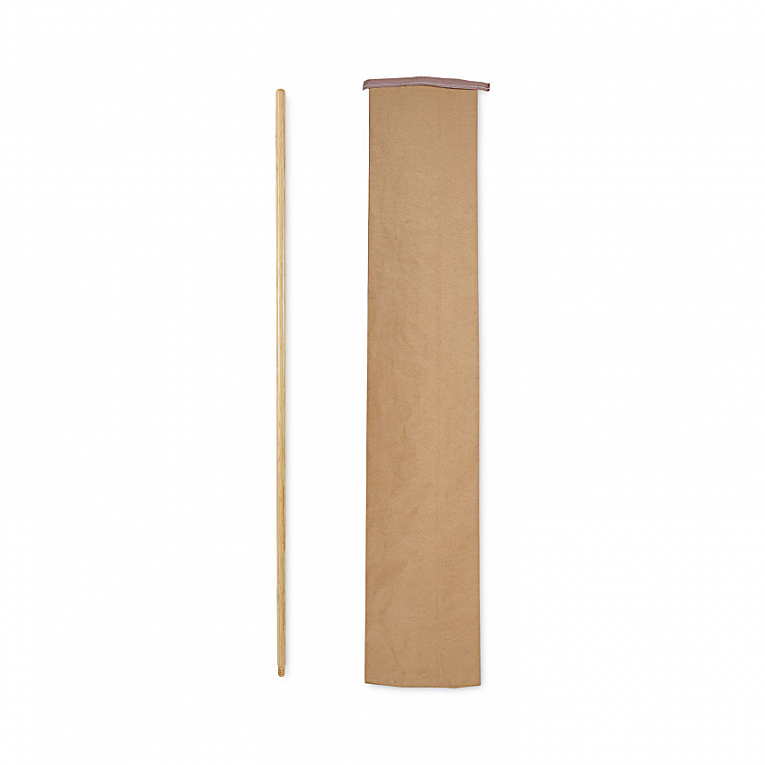 Threaded End Broom Handle, 0.94" dia x 54", Natural (121)