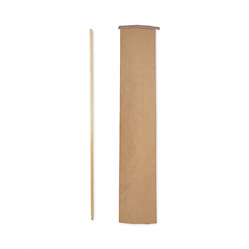 Threaded End Broom Handle, 0.94" dia x 60", Natural (122)