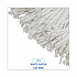 Premium Cut-End Wet Mop Heads, Rayon, 16 oz, White, 12/Carton (216RCT)