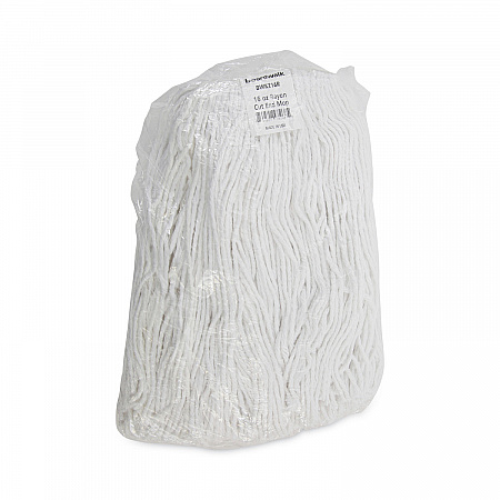 Premium Cut-End Wet Mop Heads, Rayon, 16 oz, White, 12/Carton (216RCT)
