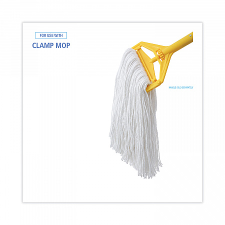 Premium Cut-End Wet Mop Heads, Rayon, 20 oz, White, 12/Carton (220RCT)