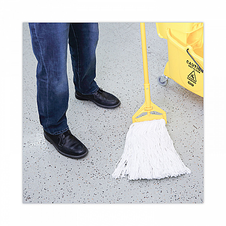 Premium Cut-End Wet Mop Heads, Rayon, 20 oz, White, 12/Carton (220RCT)