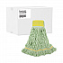 EcoMop Looped-End Mop Head, Recycled Fibers, Large Size, Green, 12/Carton (1200LCT)