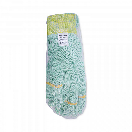 EcoMop Looped-End Mop Head, Recycled Fibers, Extra Large Size, Green (1200XL)