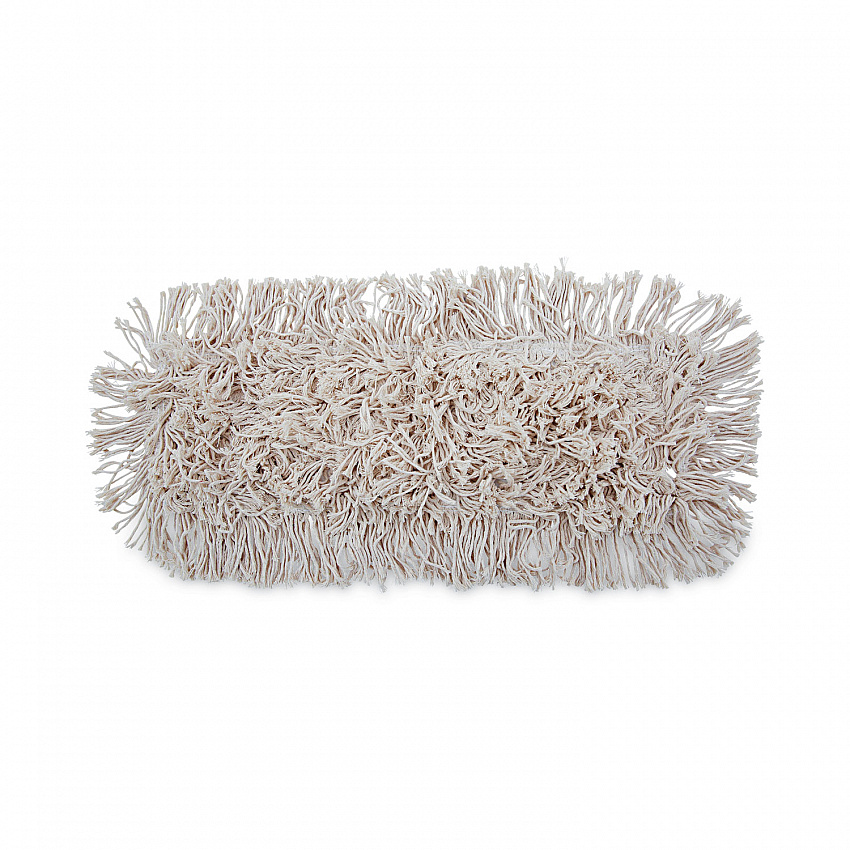 Industrial Dust Mop Head, Cotton, 12 x 5, White (1312)