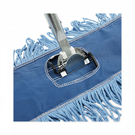 Clip-On Dust Mop Frame, 60 x 5, Zinc Plated, Black (1460)