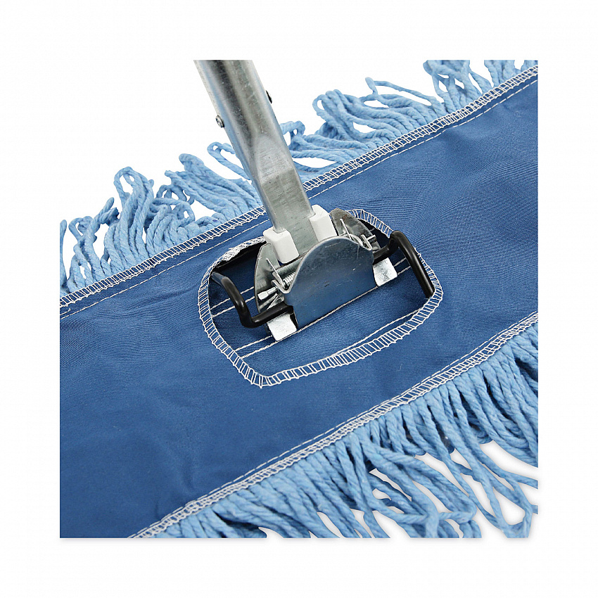 Clip-On Dust Mop Frame, 60 x 5, Zinc Plated, Black (1460)