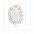 Wedge Dust Mop Head, Cotton, 17.5 x 13.5, White (1491)