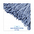 Mop Head, Standard Head, Cotton/Synthetic Fiber, Cut-End, #24, Blue, 12/Carton (2024B)