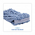 Mop Head, Standard Head, Cotton/Synthetic Fiber, Cut-End, #24, Blue, 12/Carton (2024B)