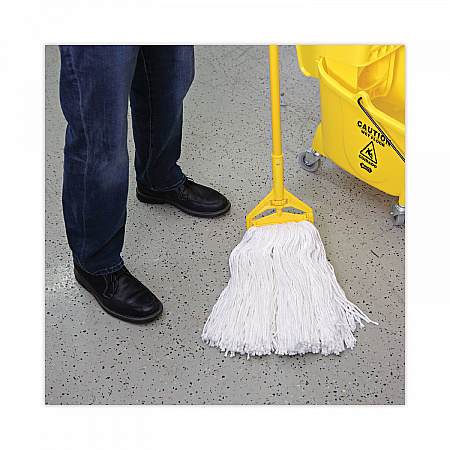 Cut-End Wet Mop Head, Rayon, #32, White, 12/Carton (2032RCT)